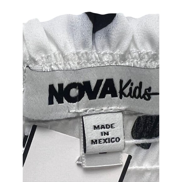 NOVAKids Polka Dot Off-Shoulder Toddler Top Size 2 White Black Smocked Birthday - Picture 2 of 11